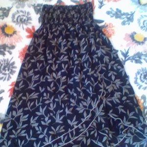 Strapless High-Low Dress